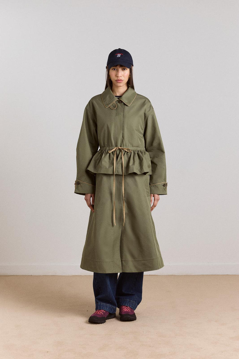 DAMSON MADDER Myrtle trench khaki green