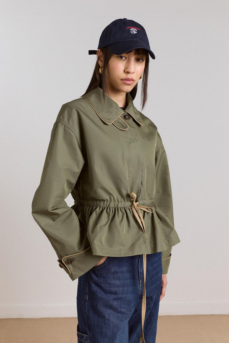 DAMSON MADDER Myrtle trench khaki green