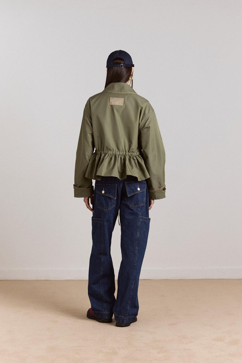 DAMSON MADDER Myrtle trench khaki green