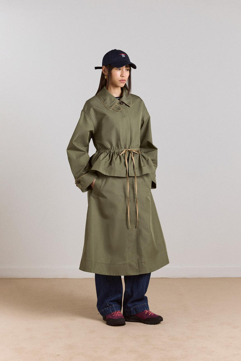 DAMSON MADDER Myrtle trench khaki green