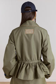 DAMSON MADDER Myrtle trench khaki green