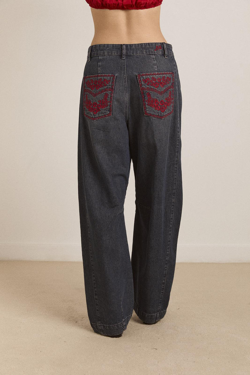 DAMSON MADDER Neve jean harbour wash blue