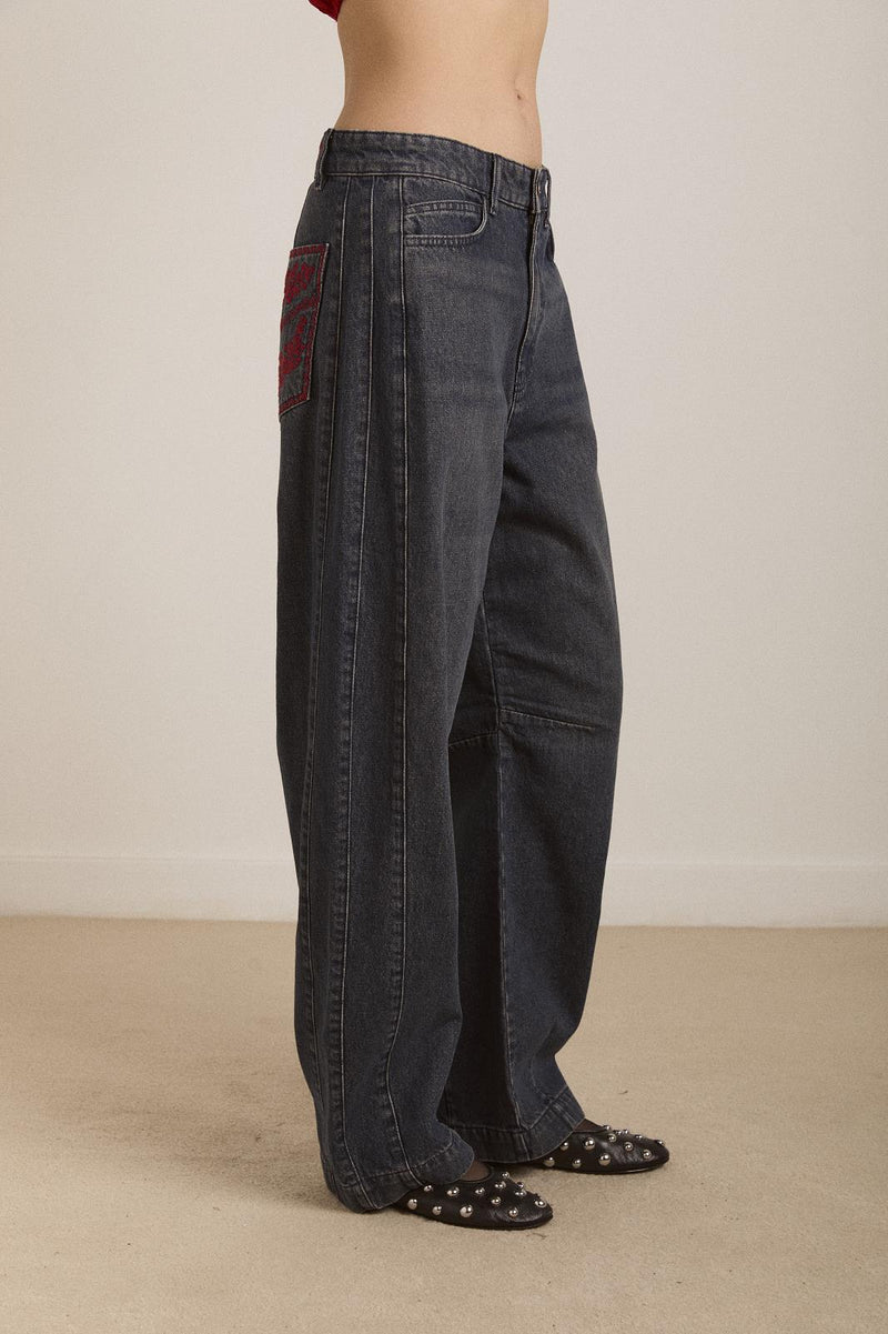 DAMSON MADDER Neve jean harbour wash blue