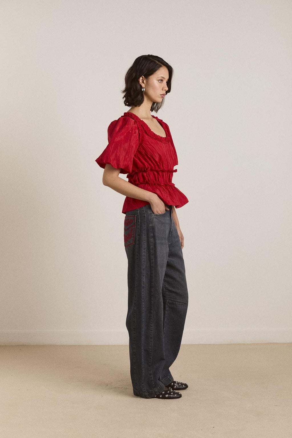 DAMSON MADDER Neve jean harbour wash blue