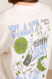 DAMSON MADDER Plant patch pals LS tee