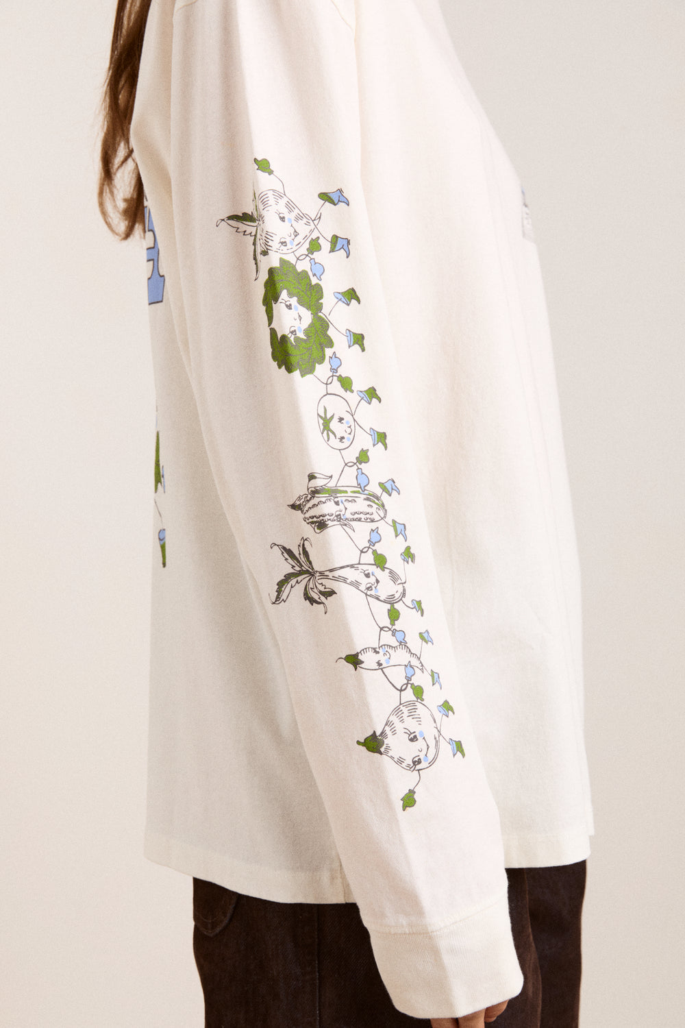 DAMSON MADDER Plant patch pals LS tee