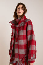 DAMSON MADDER Polly wool bomber red