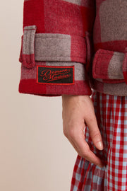 DAMSON MADDER Polly wool bomber red