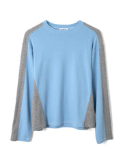 DAMSON MADDER Romey LS tee blue grey