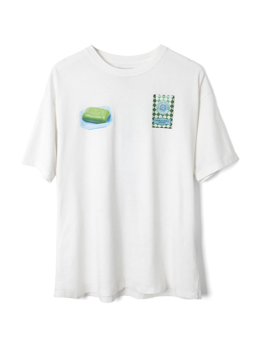 DAMSON MADDER Savon graphic tee white