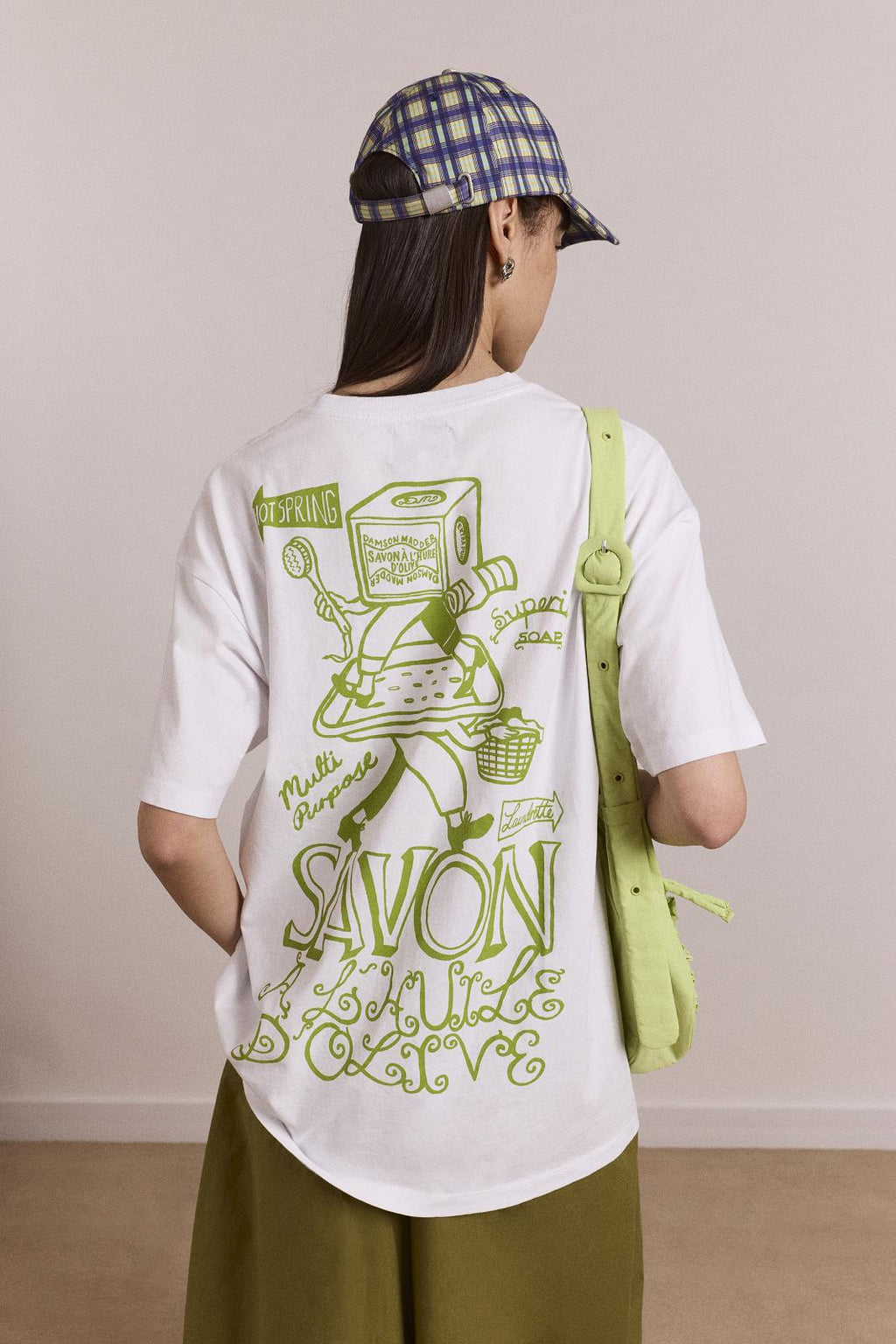 DAMSON MADDER Savon graphic tee white