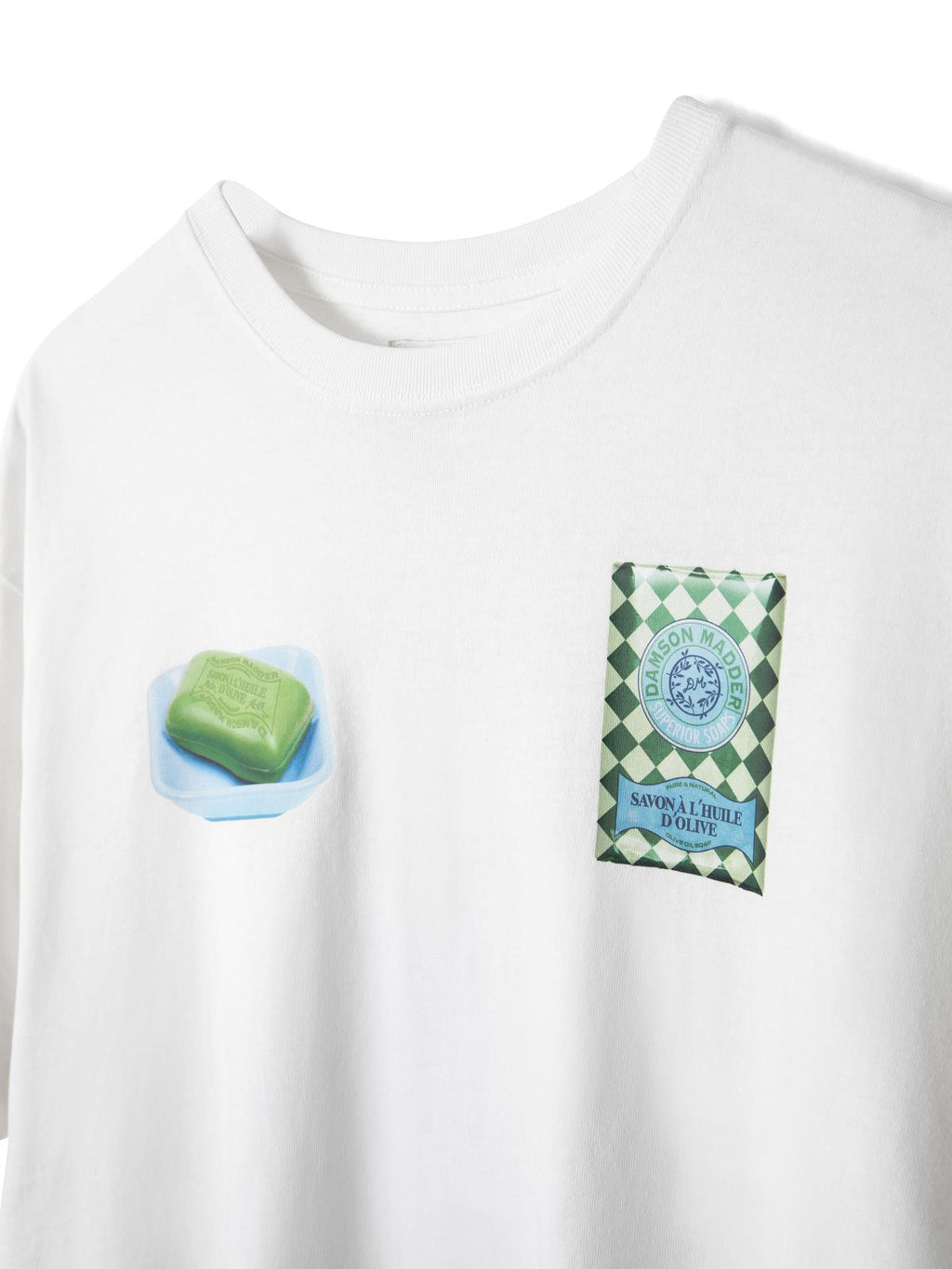 DAMSON MADDER Savon graphic tee white