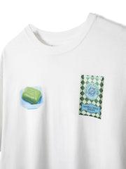 DAMSON MADDER Savon graphic tee white