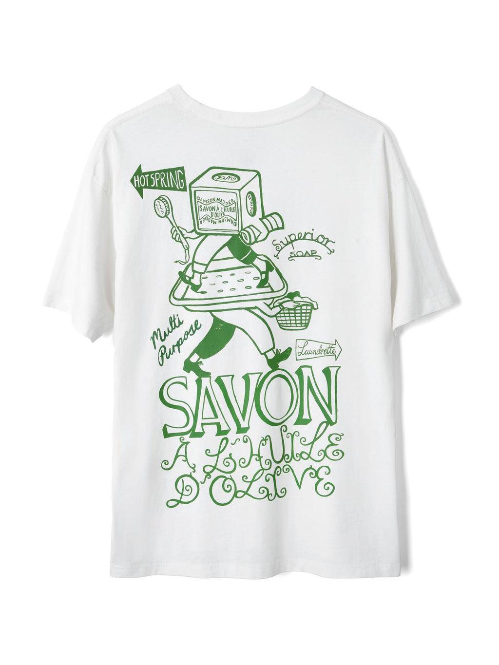 DAMSON MADDER Savon graphic tee white
