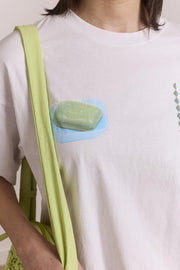 DAMSON MADDER Savon graphic tee white