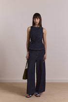 DAMSON MADDER Straight leg Augusta jeans dark indigo