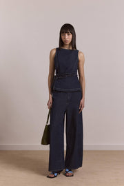 DAMSON MADDER Straight leg Augusta jeans dark indigo