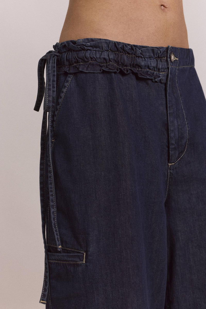 DAMSON MADDER Straight leg Augusta jeans dark indigo