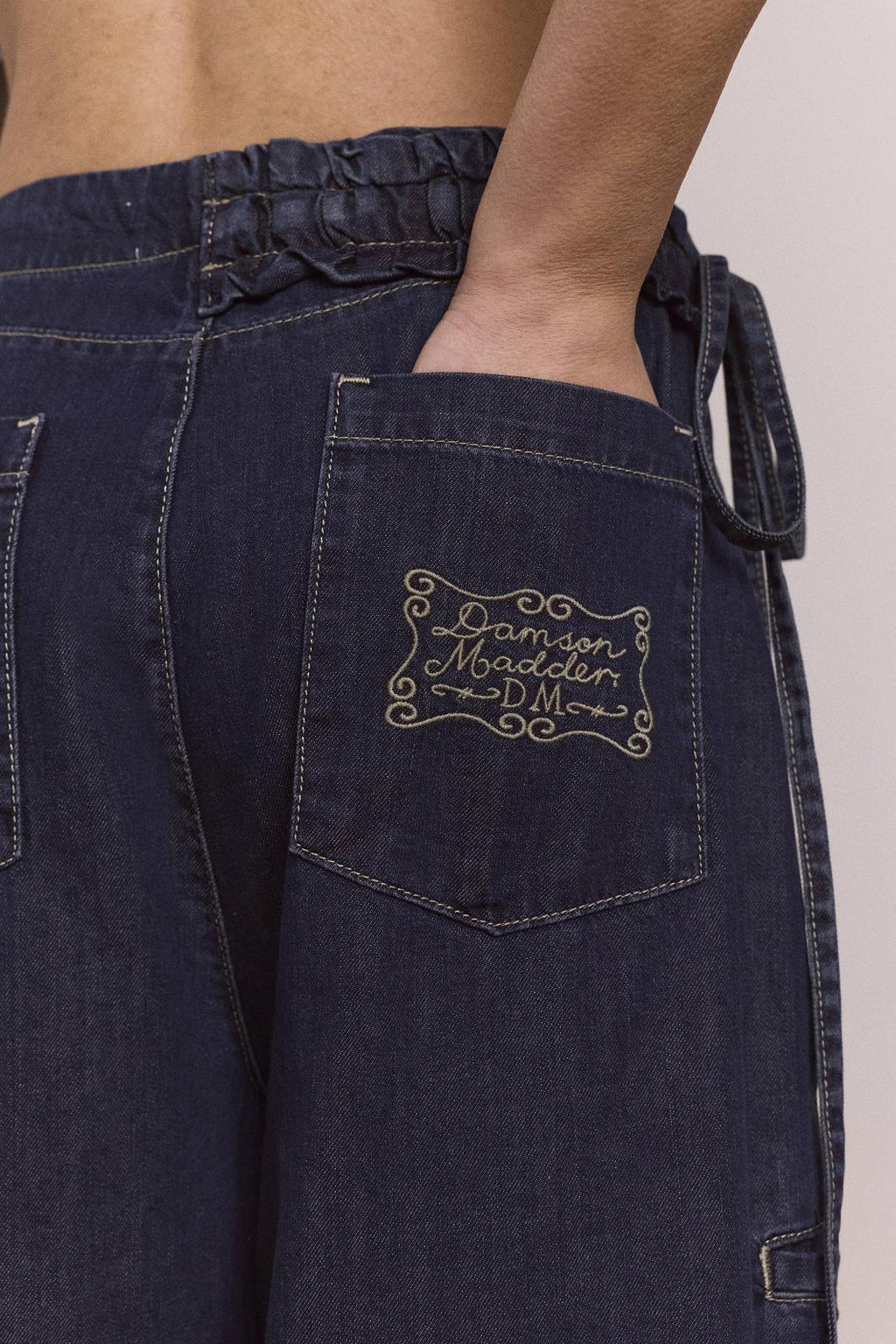DAMSON MADDER Straight leg Augusta jeans dark indigo