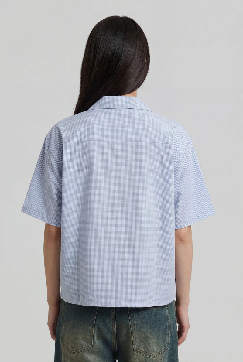 BOXY BLUE SHIRT