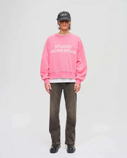DEYS WORKWEAR Lawndale crewneck washed pink