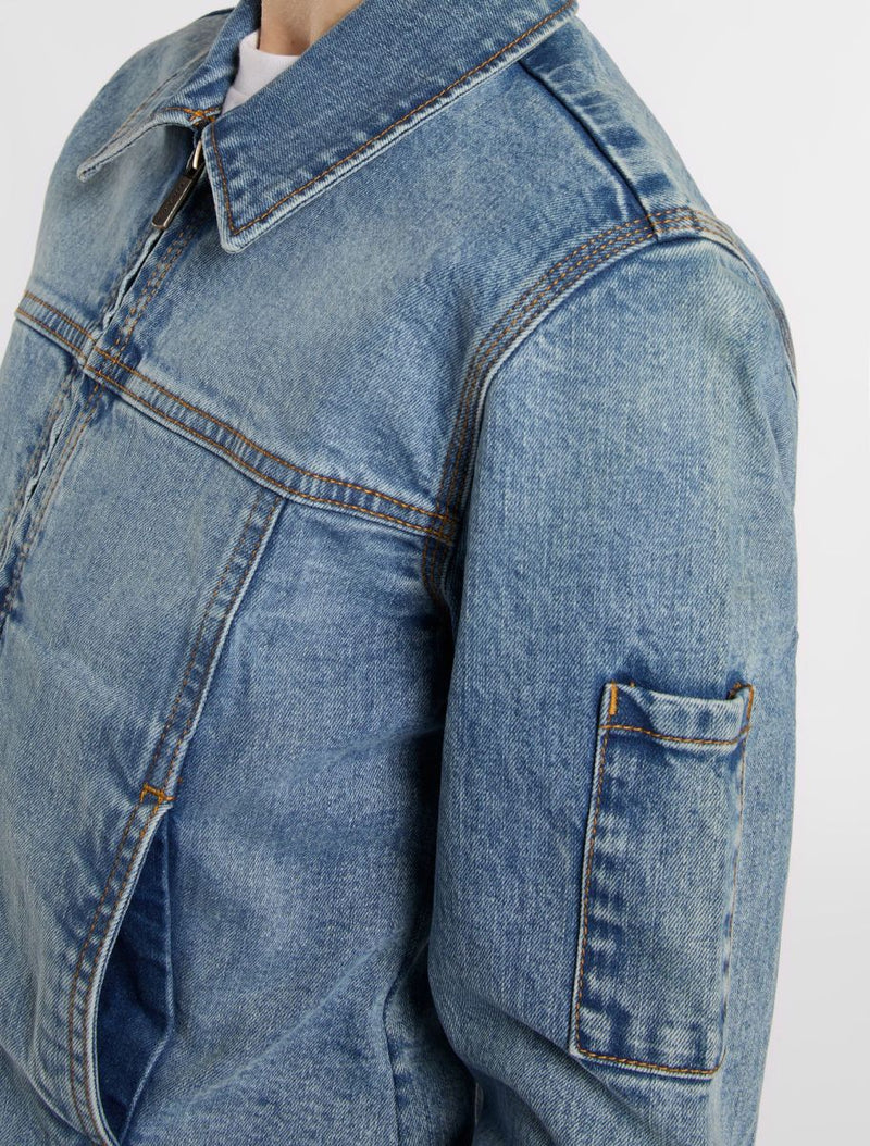 DENIM SLIM JACKET W