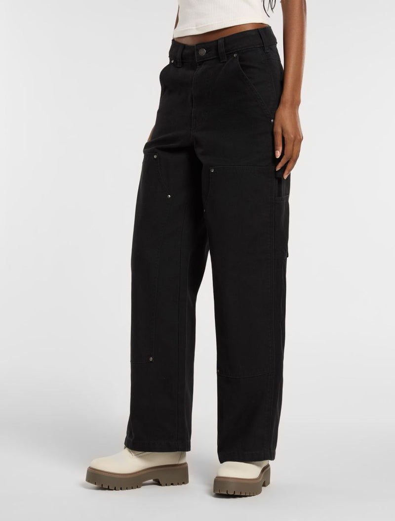 DOUBLE KNEE CANVAS PANT W