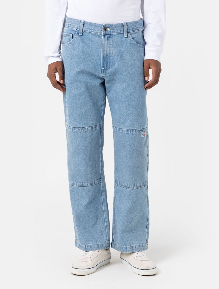 DOUBLE KNEE DENIM PANT