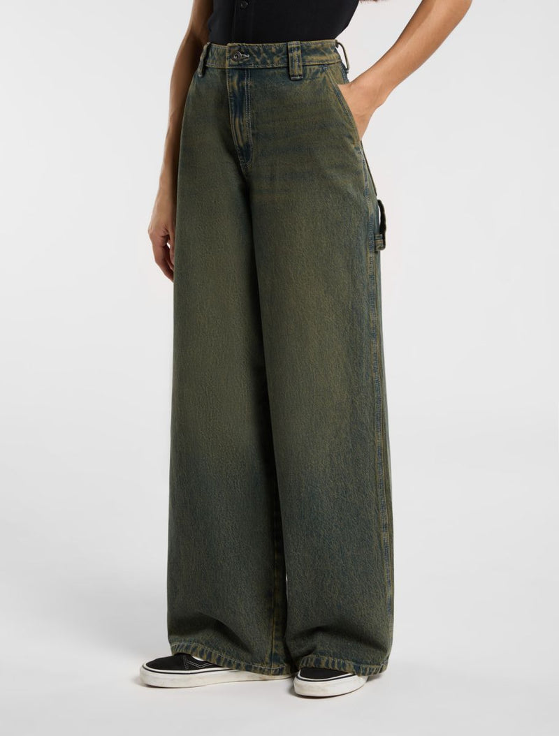 X LOOSE DENIM CARPENTER PANT W