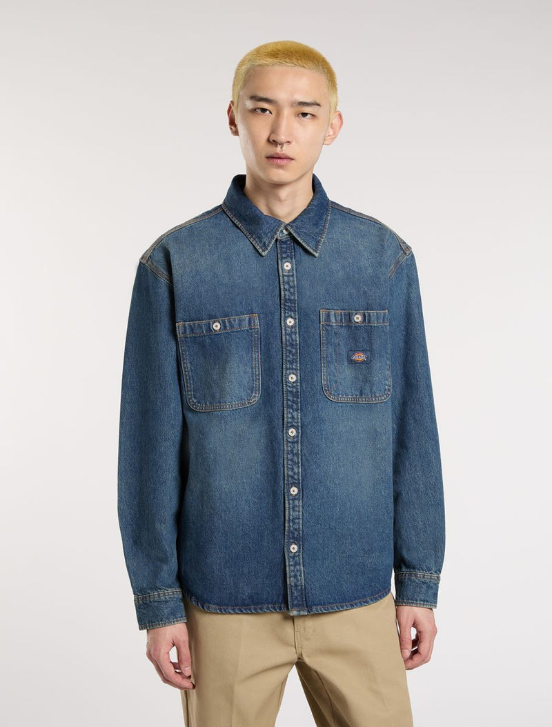 MECHANIC DENIM SHIRT LS