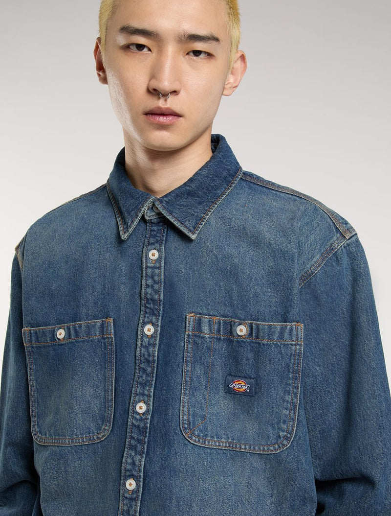 MECHANIC DENIM SHIRT LS