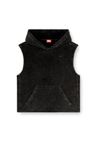 DIESEL Aruba-DNM sleeveles hoodie black