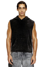 DIESEL Aruba-DNM sleeveles hoodie black