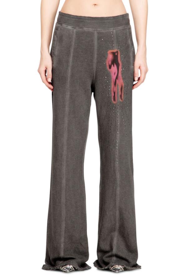 DIESEL P-ANTA sweatpants grey