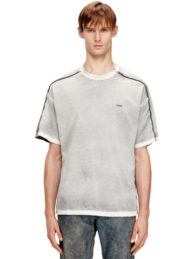 DIESEL T-riven t-shirt grey