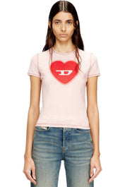 DIESEL T-Uncuties-Long-S5 t-shirt pink