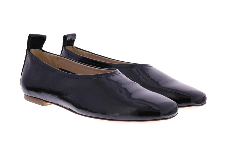 FABIO RUSCONI Square toe ballerinas black patent