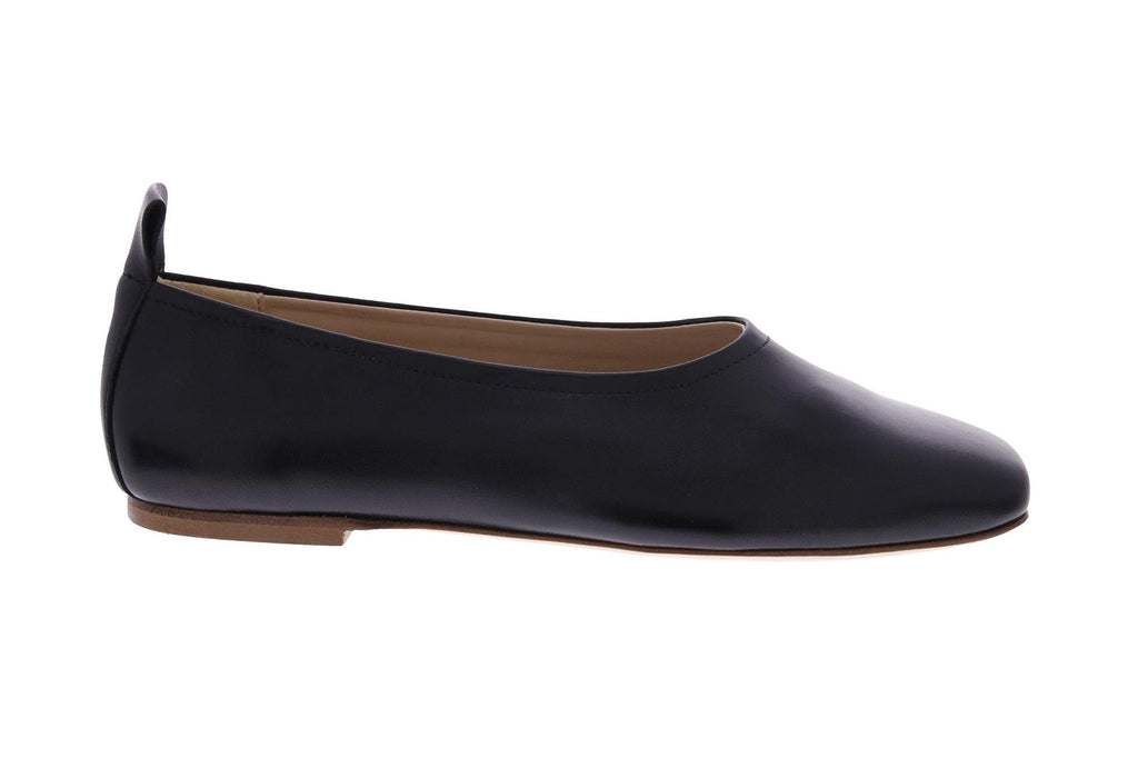 FABIO RUSCONI Square toe ballerinas black