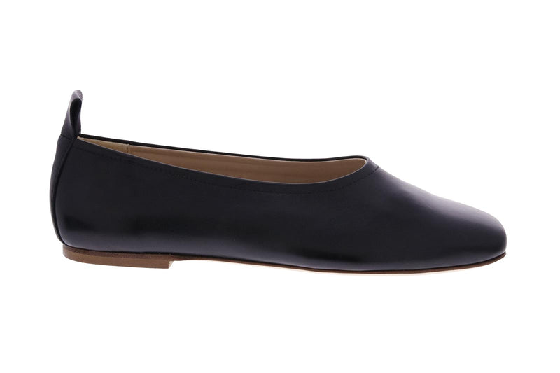 FABIO RUSCONI Square toe ballerinas black