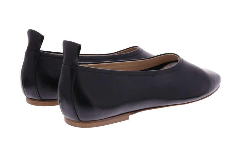FABIO RUSCONI Square toe ballerinas black