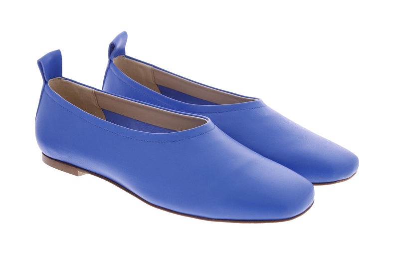 FABIO RUSCONI Square toe ballerinas ocean blue