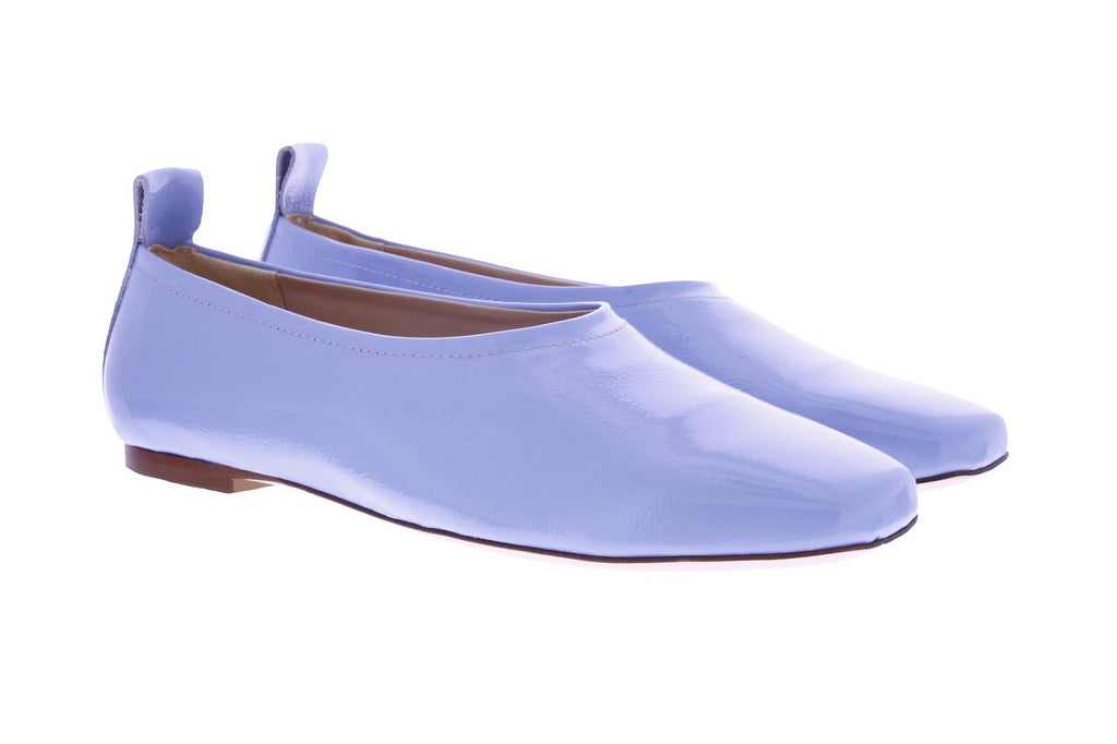 FABIO RUSCONI Square toe ballerinas sky blue