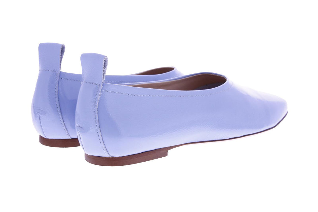 FABIO RUSCONI Square toe ballerinas sky blue
