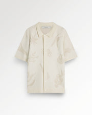 FILLING PIECES Knit shirt breaking bread antique white