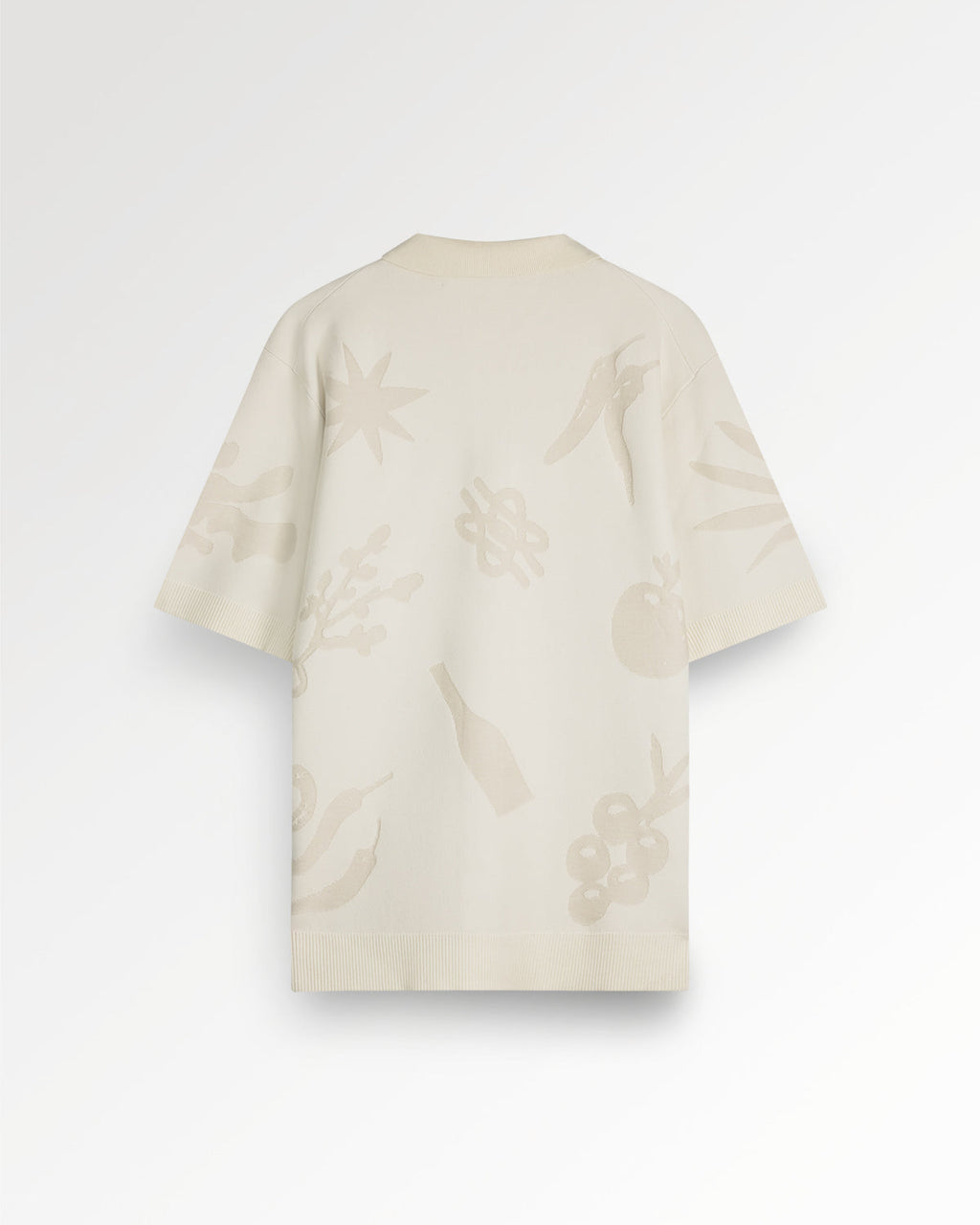 FILLING PIECES Knit shirt breaking bread antique white