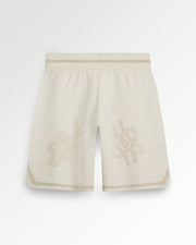 FILLING PIECES Knit shorts breaking bread antique white