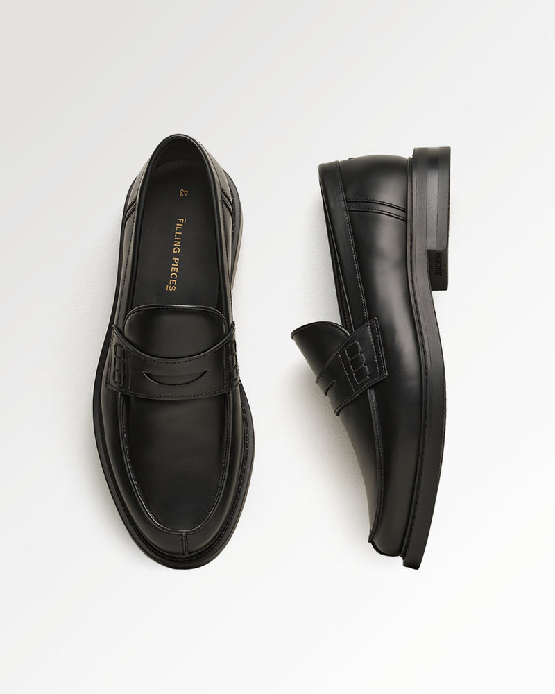 FILLING PIECES Loafer polido minimum matte black