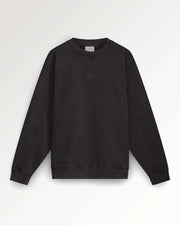 FILLING PIECES Sweatshirt boxy embroidered vintage black