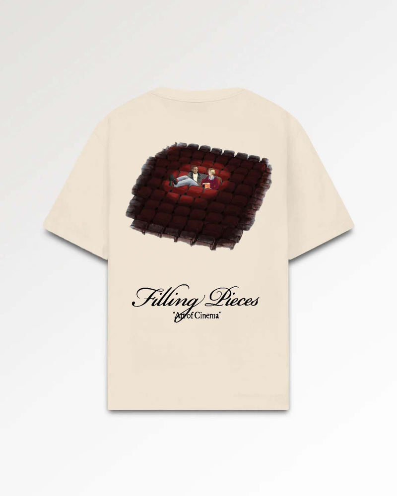 FILLING PIECES T-shirt cinema antique white