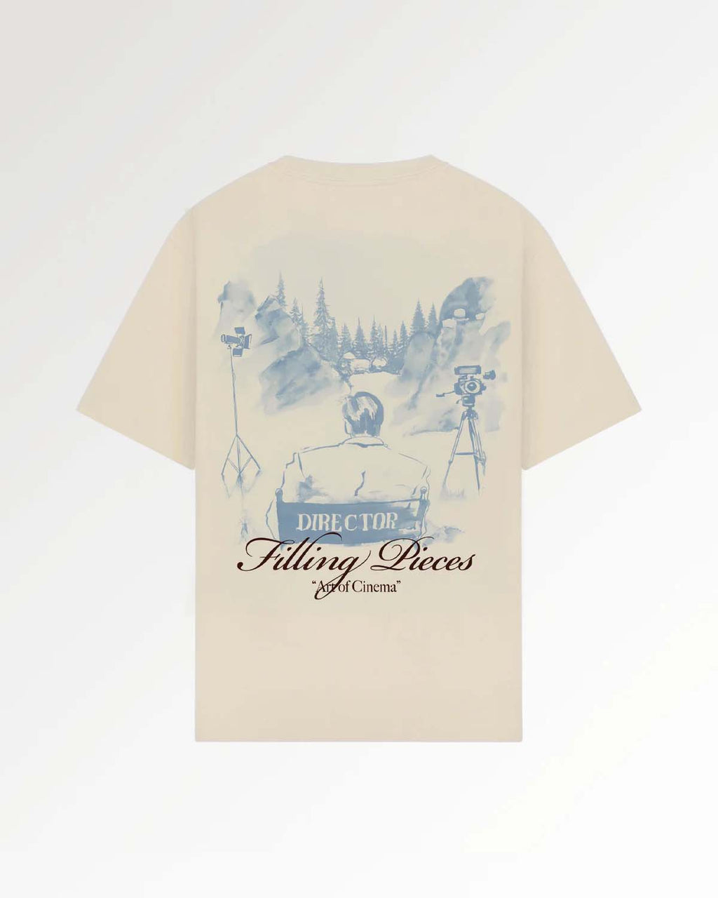 FILLING PIECES T-shirt director antique white